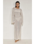 Elle Crochet Dress Cover-Up-Beige