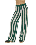 Naomi Crochet Beach Pants Cover-Up-Green multi