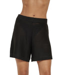 Kiki Beach Shorts Cover-Up-Black