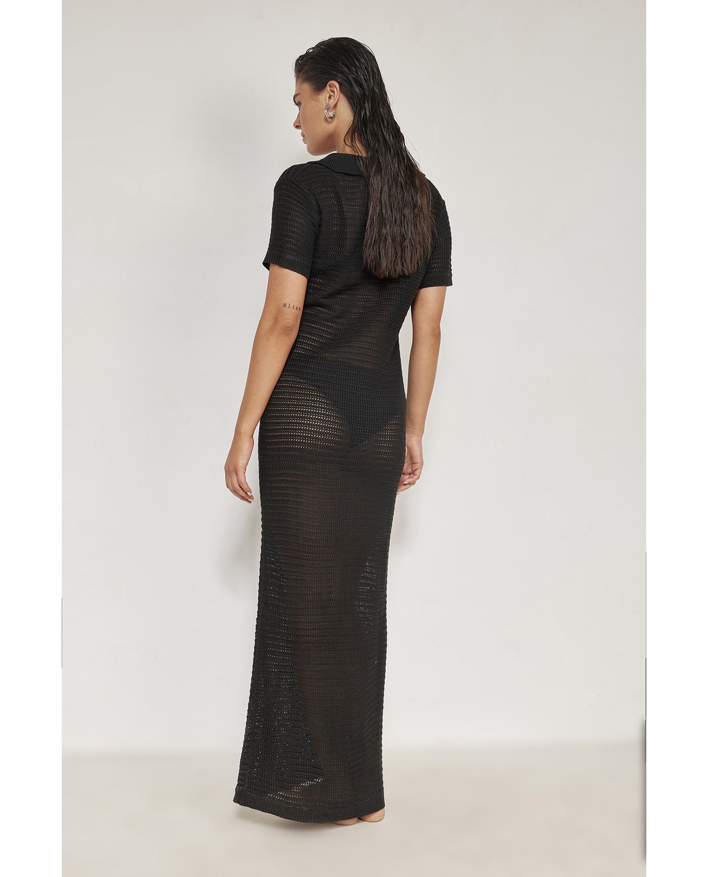 Davi Maxi Dress Cover-Up-Black