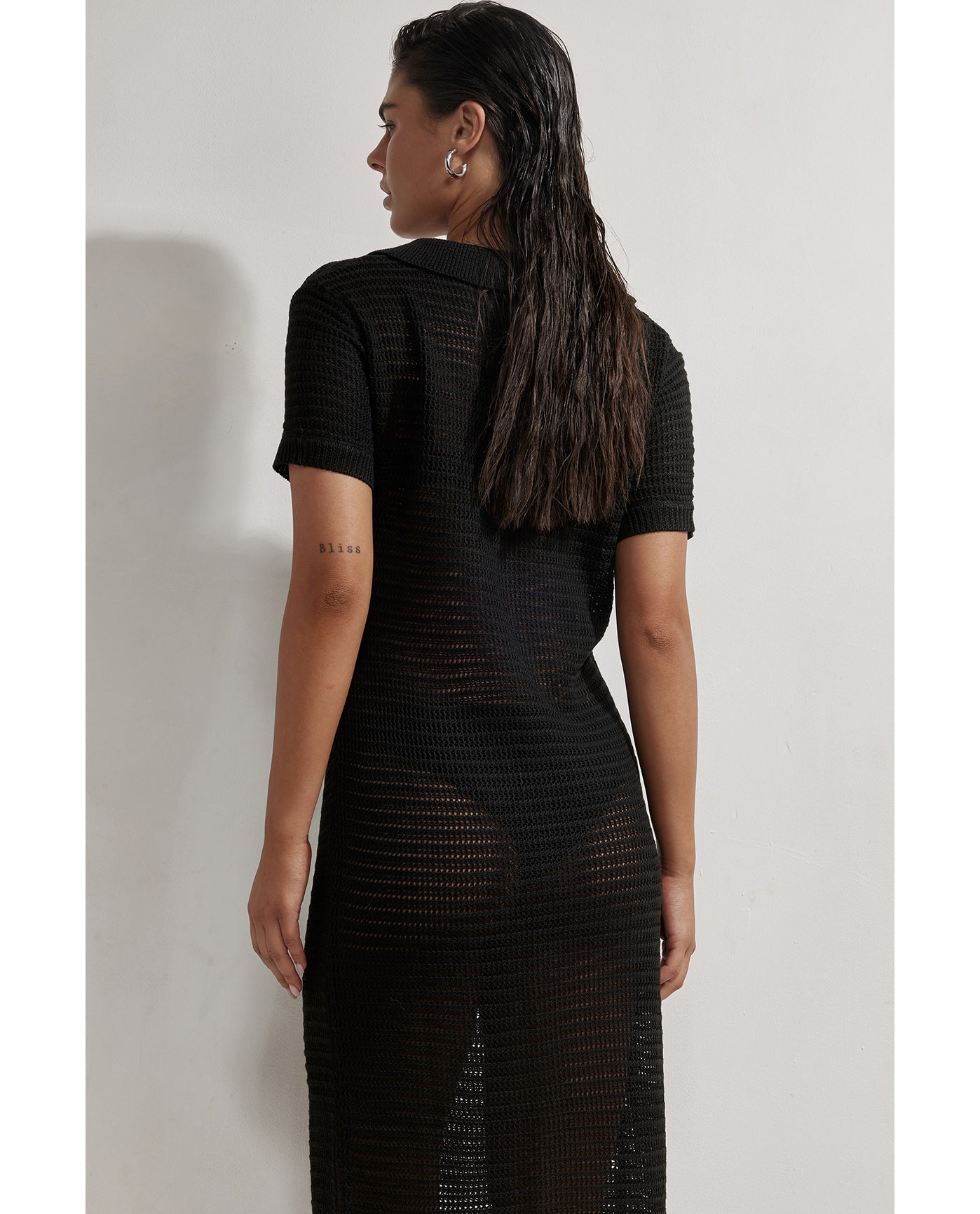 Davi Maxi Dress Cover-Up-Black