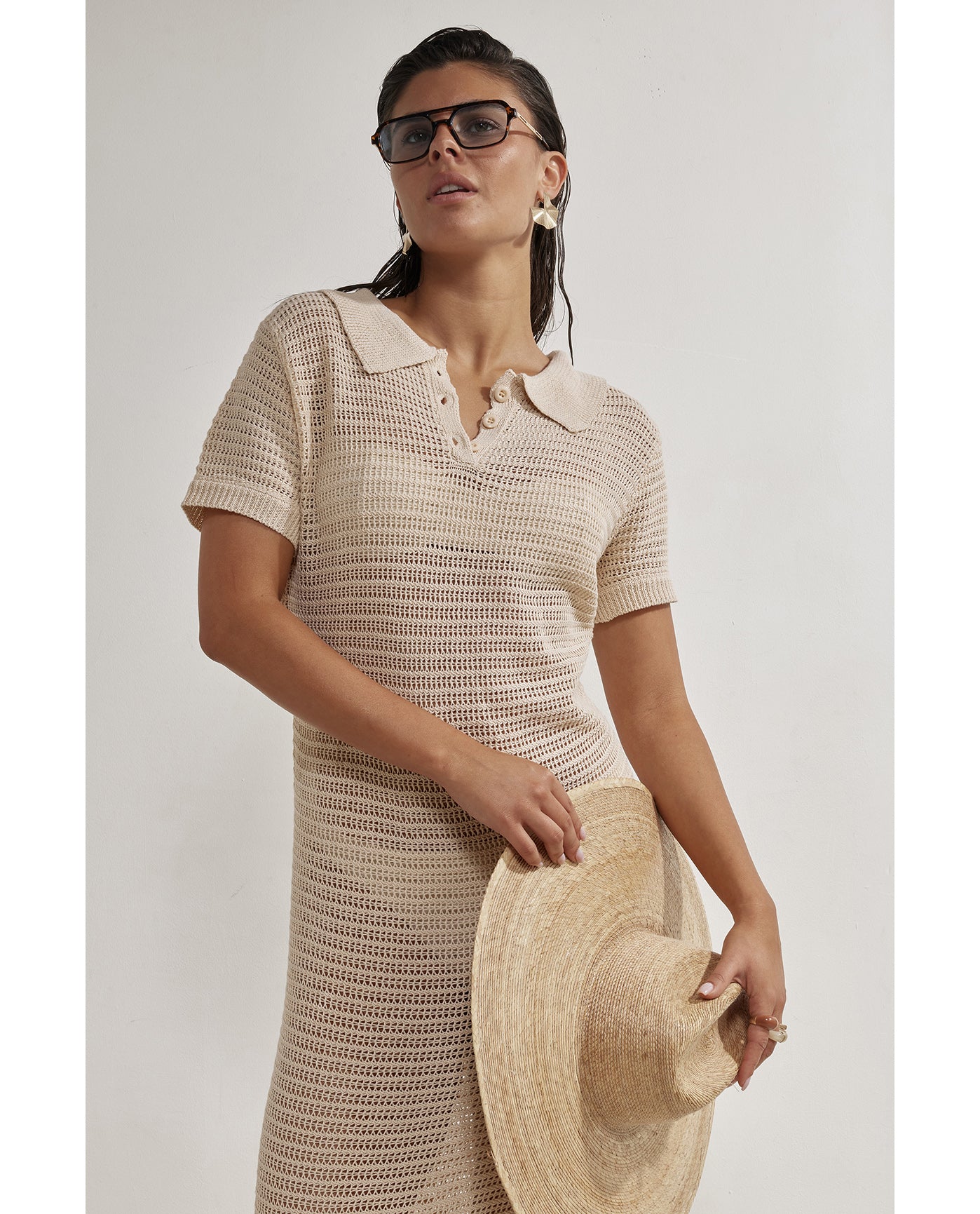 Davi Maxi Dress Cover-Up-Cream