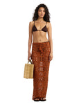Charlie Lace Maxi Skirt Cover-Up-Terracota