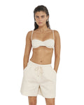 Harper Oversized Shorts -Beige