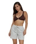 Harper Oversized Shorts -Light blue
