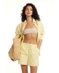 Harper Oversized Shorts -Yellow