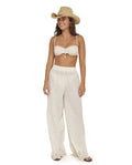 Giselle Guipure Lace Pant -Cream