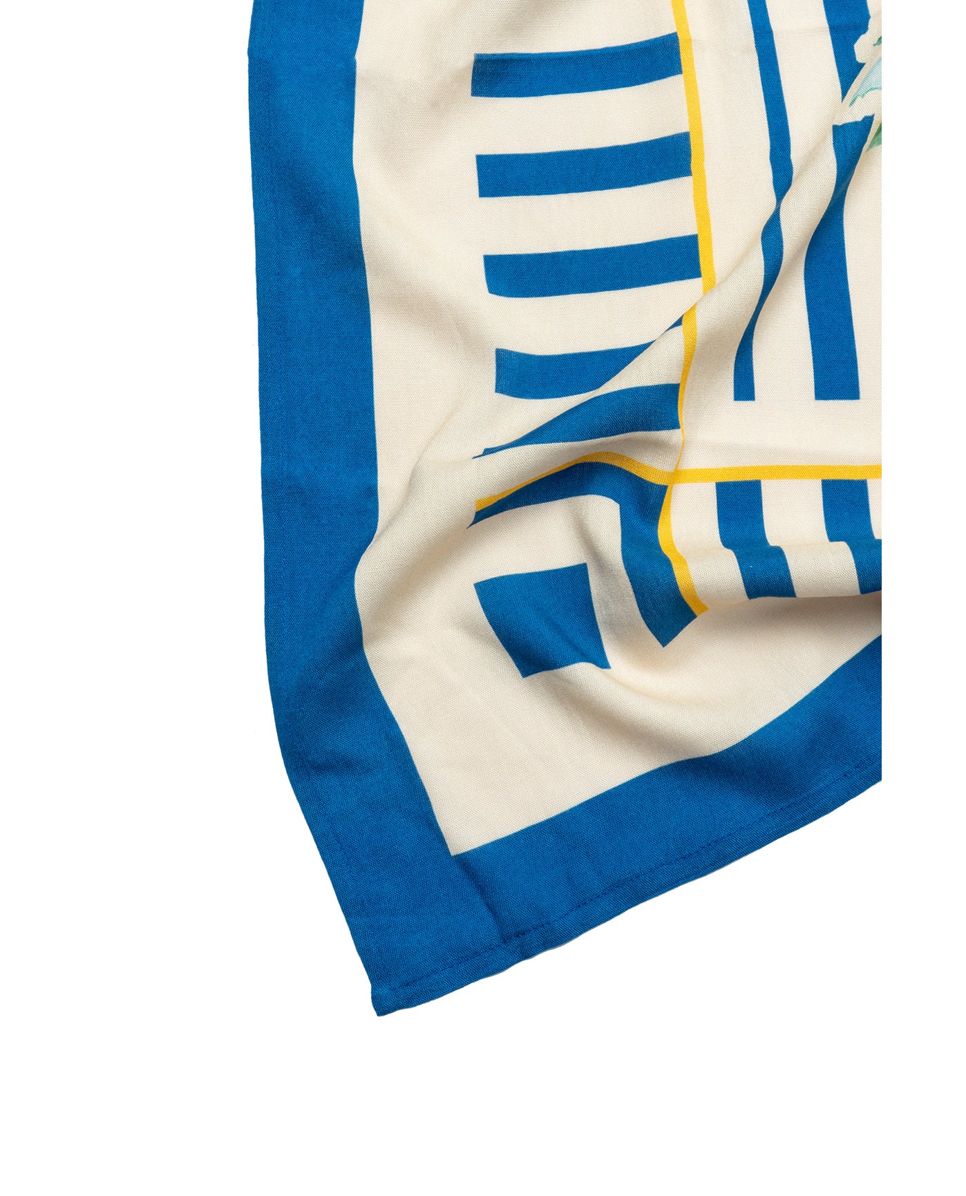 Bouye Cotton Bandana Head Scarf-Yellow multi
