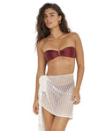 Porto Mini Crochet Pareo Cover-Up-Off-white