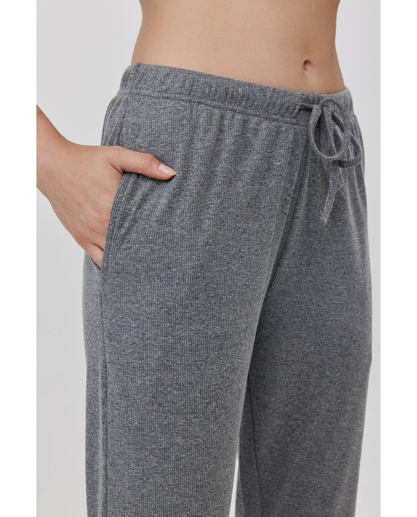 Sandy Days Loungewear Jogger Bottoms -Grey