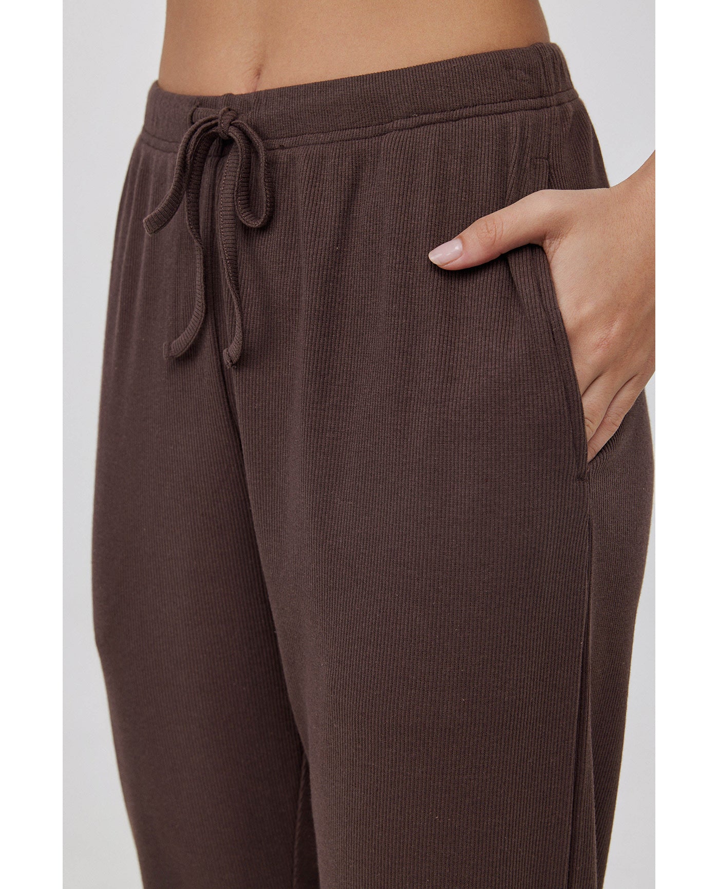 Sandy Days Loungewear Jogger Bottoms -Dark / bro