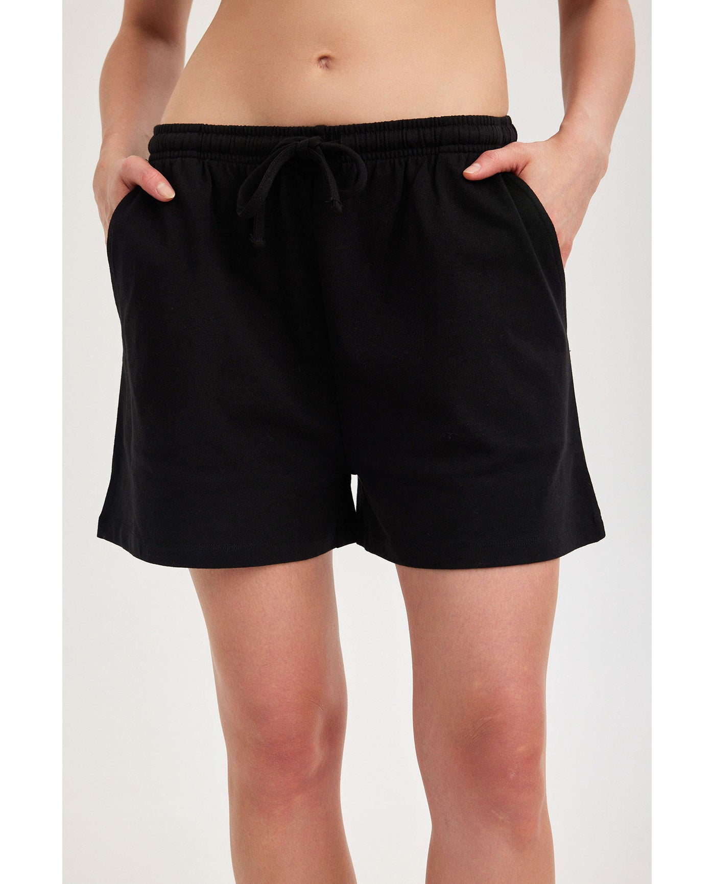 Gottex Beach LifeSummer Lounge Cotton Shorts-BlackLoungewear