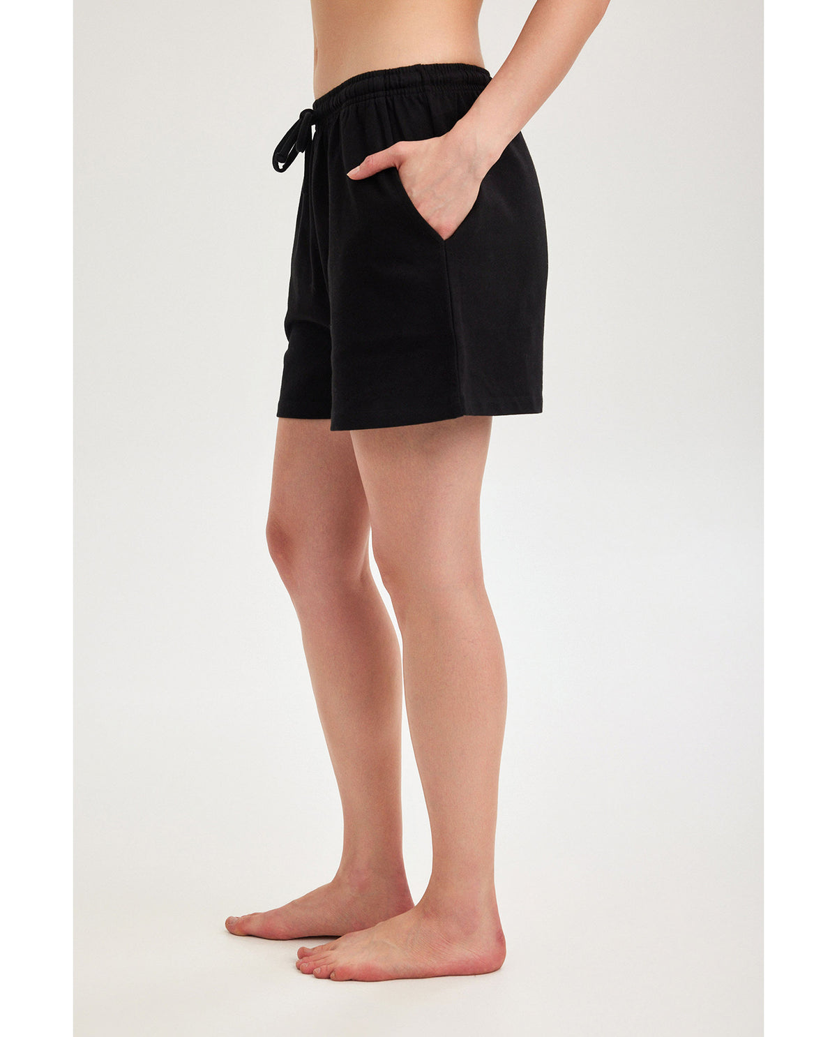Gottex Beach LifeSummer Lounge Cotton Shorts-BlackLoungewear