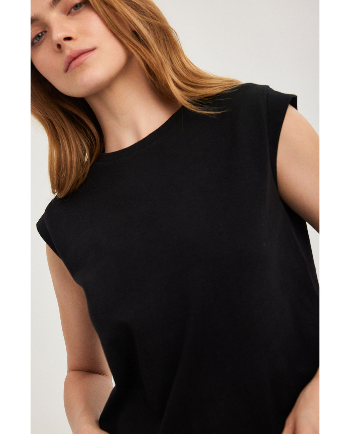 Gottex Beach LifeSummer Lounge Cotton Sleeveless Top-BlackLoungewear