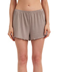 Summer Lounge Pointelle Shorts-Mink
