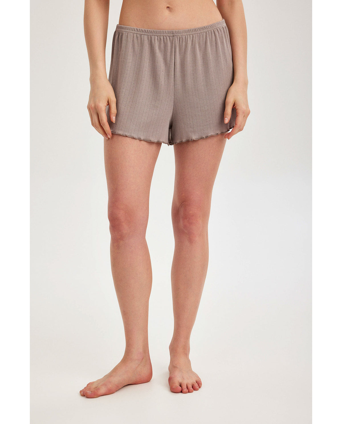 Gottex Beach LifeSummer Lounge Pointelle Shorts-MinkLoungewear