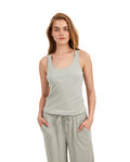 Summer Lounge Ribbed Racerback Tank Top-Mint