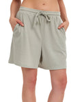 Summer Lounge Ribbed Shorts-Mint