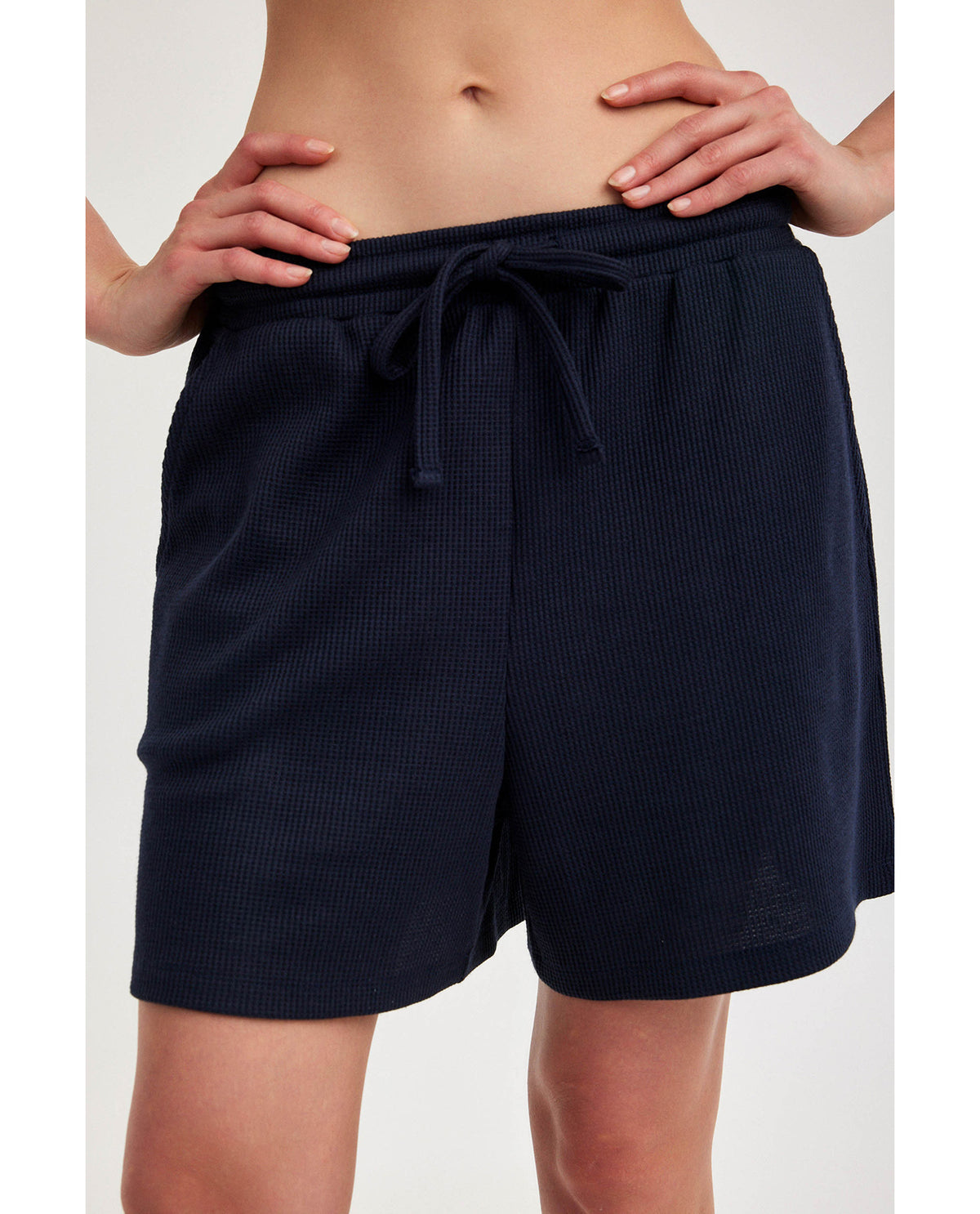 Gottex Beach LifeSummer Lounge Waffle Shorts-NavyLoungewear