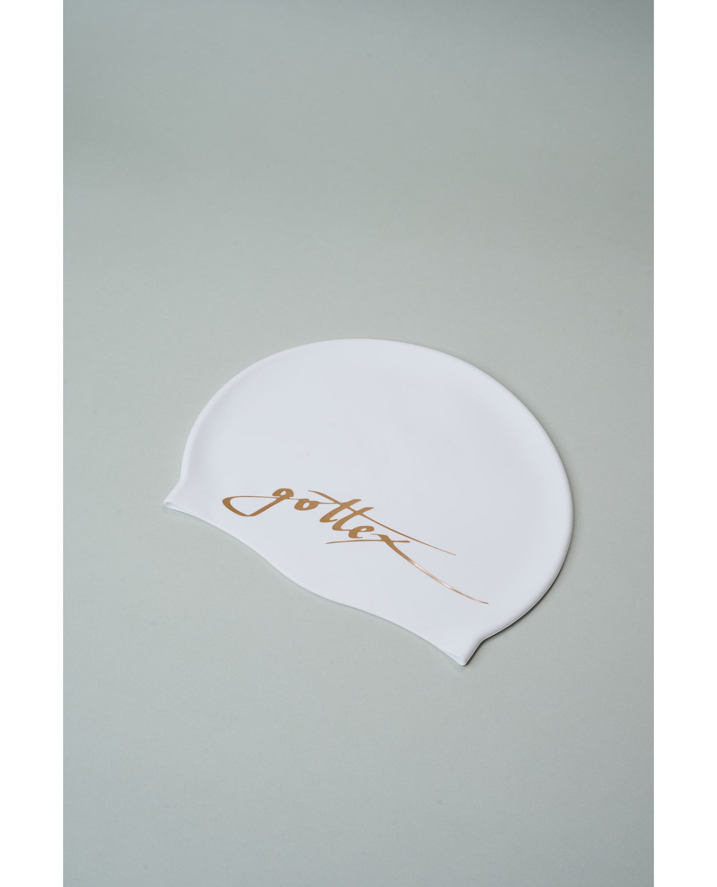 White Swim Cap-White