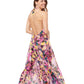 Back View Of Profile By Gottex Gioia Halter Mesh Long Cover Up Dress | PROFILE GIOIA