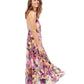 Side View Of Profile By Gottex Gioia Halter Mesh Long Cover Up Dress | PROFILE GIOIA