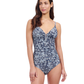 Profile By Gottex Flores V-Neck Shirred Tankini Top