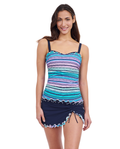 Harmony D-Cup Shirred Underwire Tankini Top