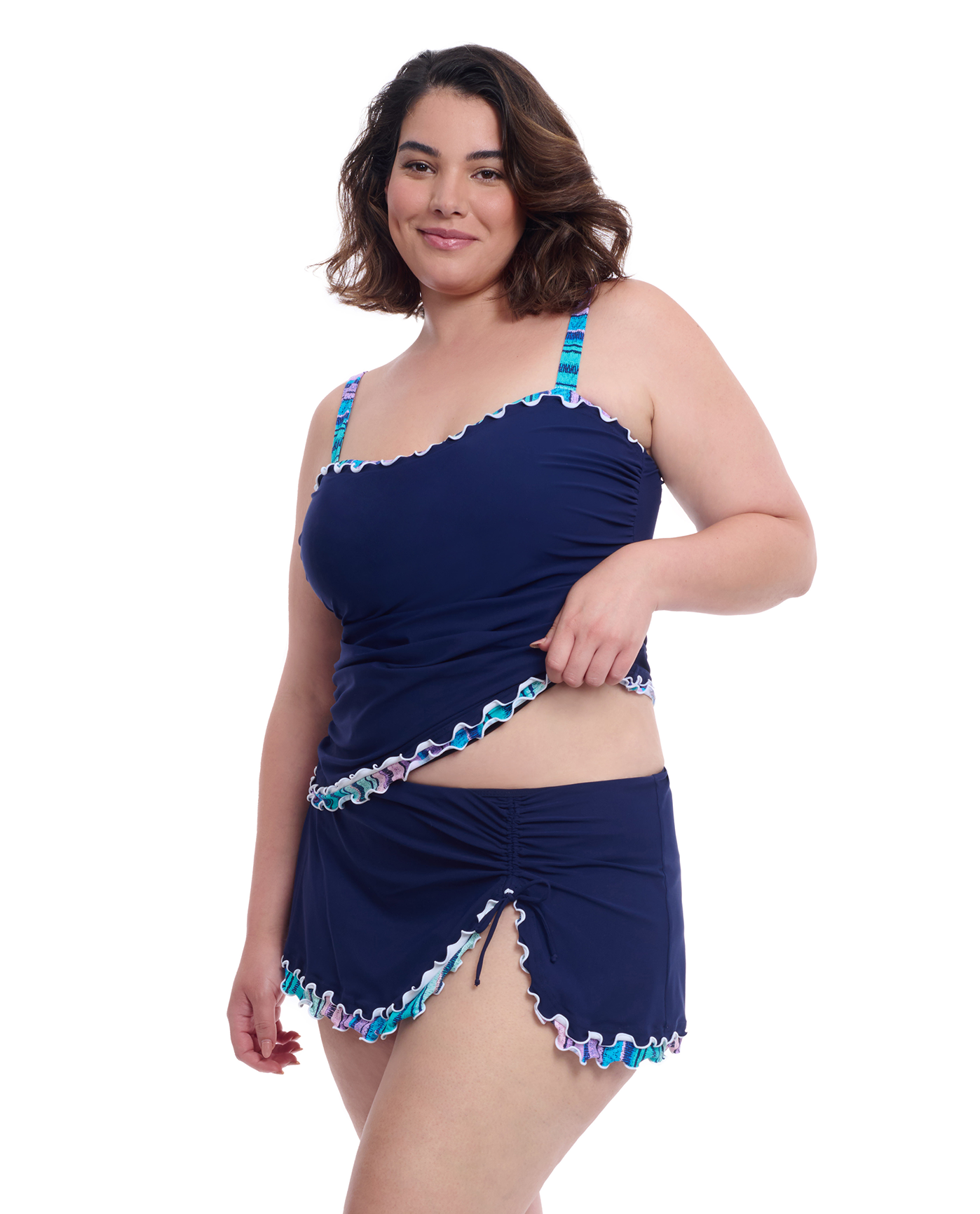 Harmony Plus Size Sweetheart Underwire Tankini Top