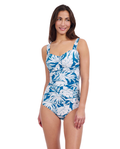 Malaya D-Cup Shirred Underwire Tankini Top