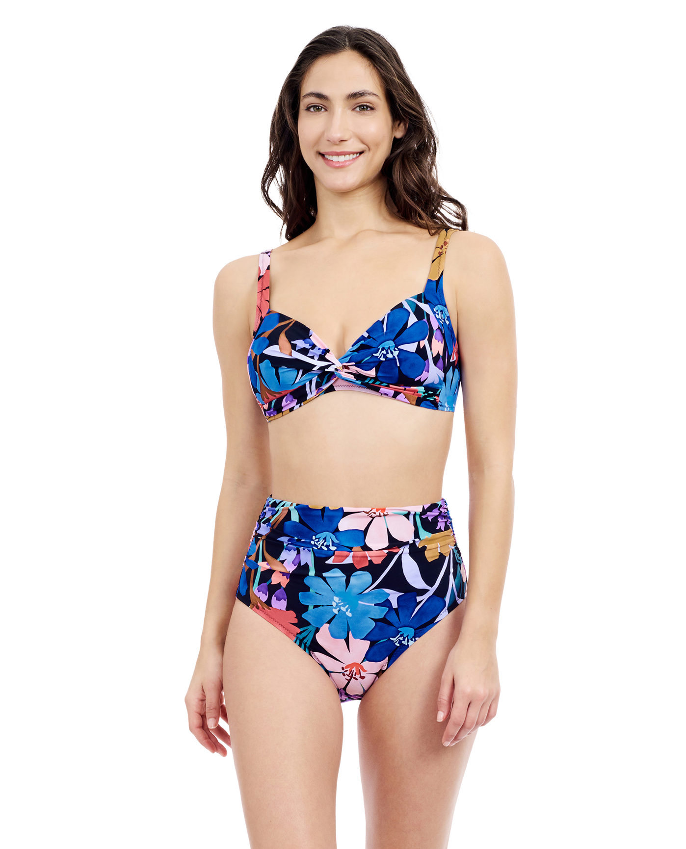 Profile By Gottex Melody Sweetheart Bikini Bra | Profile Melody Black Multi
