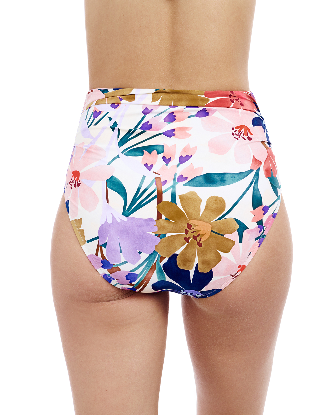 Profile By Gottex Melody Shirred High Waist Swim Bottom | Profile Melody Multi