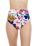 Melody Shirred High Waist Swim Bottom