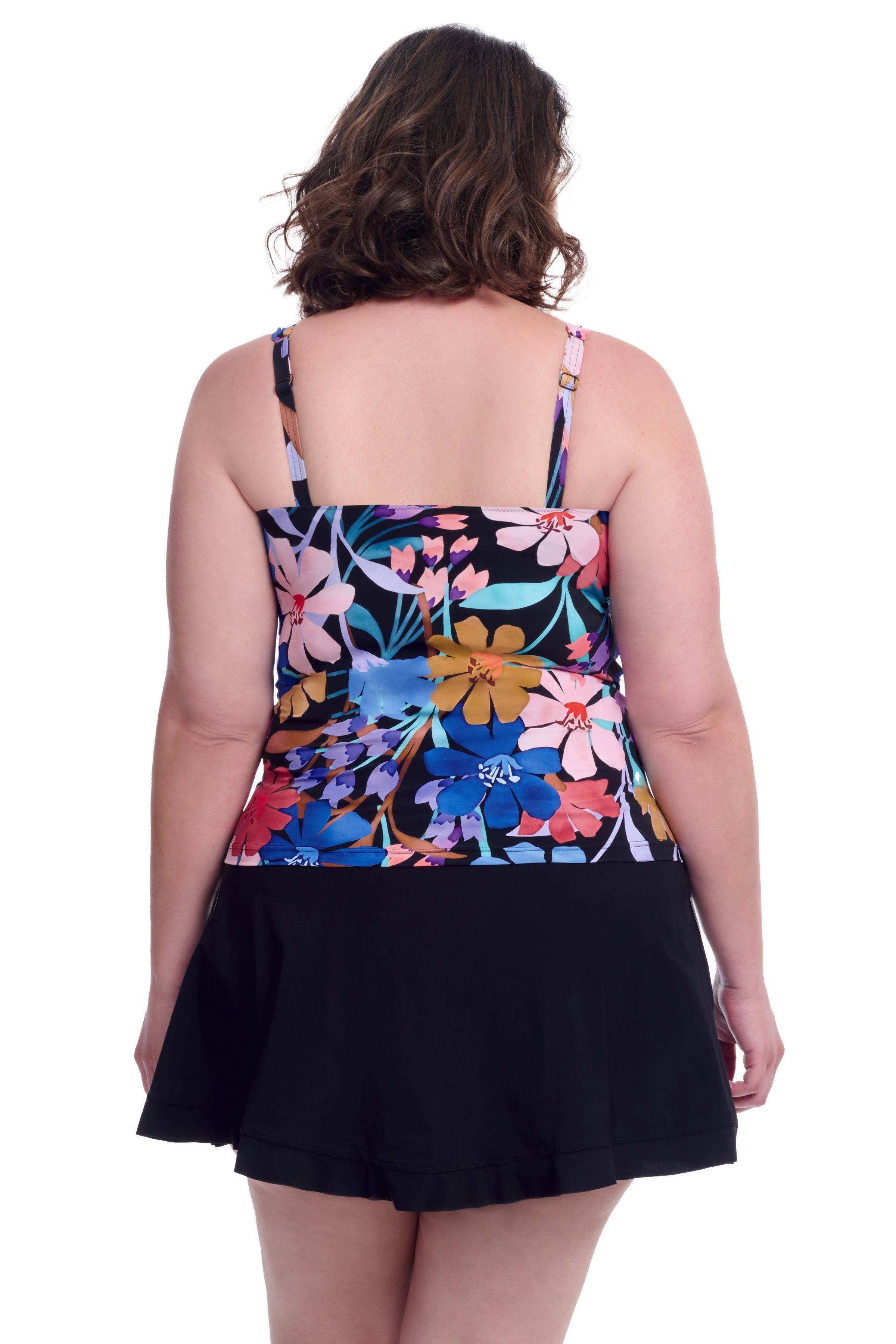 Melody Plus Size Sweetheart Underwire Tankini Tops