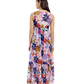 Back View Of Profile By Gottex Melody V Neck Cover Up Maxi Dress | Profile Melody Multi