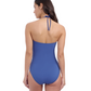 Side View Of Profile By Gottex Solo Bandeau One Piece Swimsuit | Profile Solo Denim