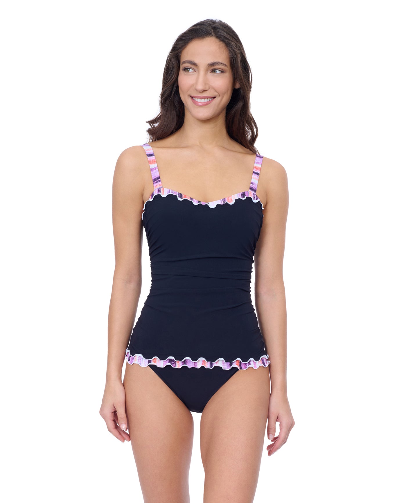 Riga E Cup Center Ruched Tankini