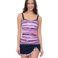 Front View Of Profile by Gottex Riga E Cup Solid Center Ruched Tankini | Gottex Mirage Black