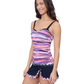 Side View Of Profile by Gottex Riga E Cup Solid Center Ruched Tankini | Gottex Mirage Black