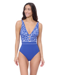 Tulip Deep V Neck Halter One Piece