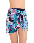 Mesh Sarong Wrap Skirt-Multi