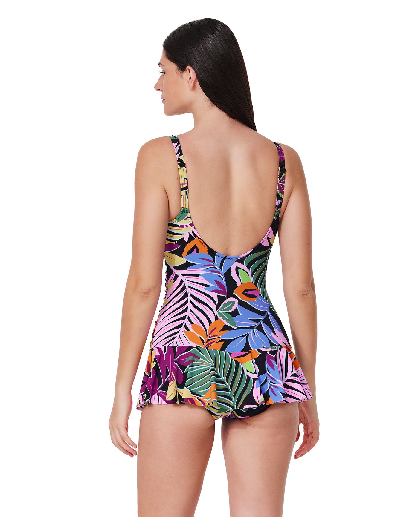 Costa Del Sol D-Cup Swimdress - black multi