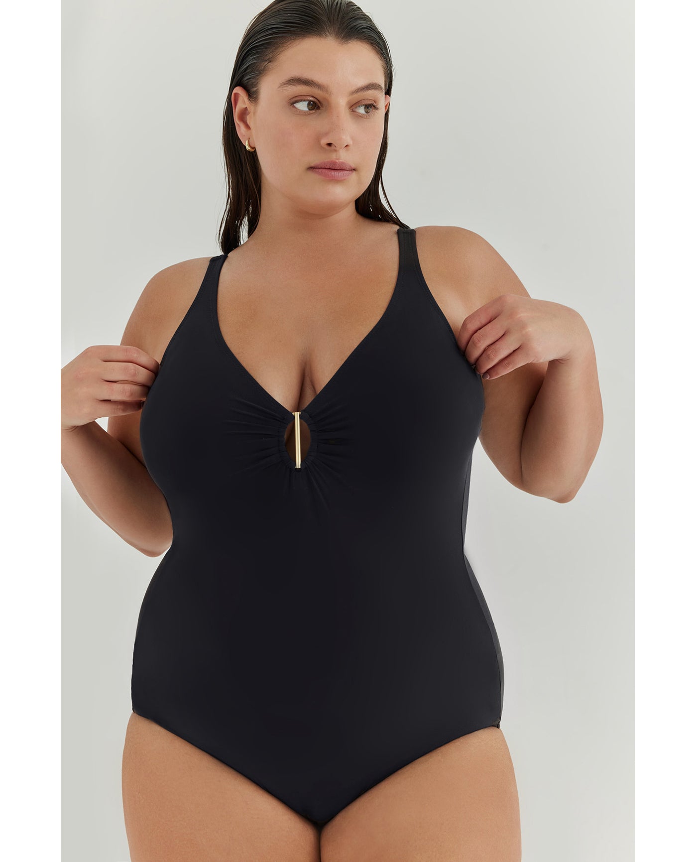 Beyond Time V-Neck One Piece