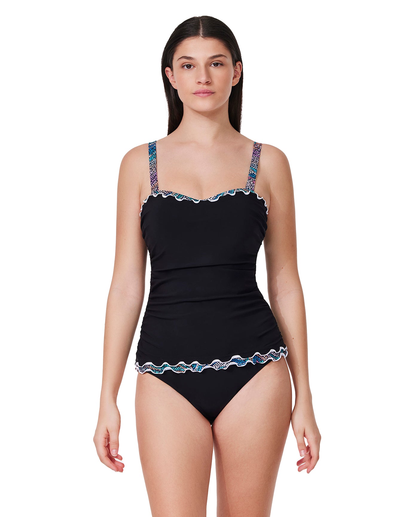 Layla Tricolore E-Cup Tankini Top