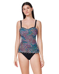 Layla Tricolore E-Cup Tankini Top