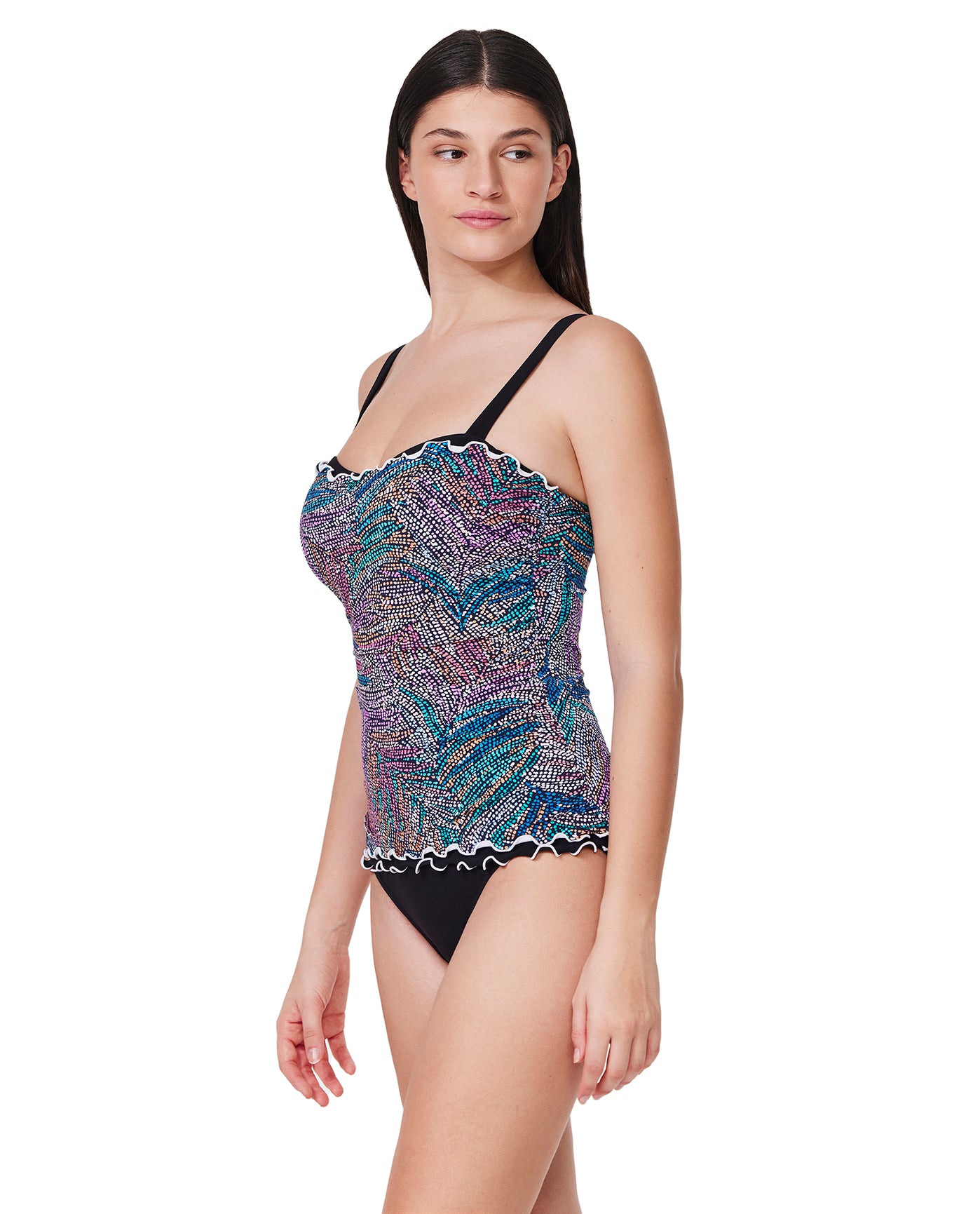 Layla Tricolore E-Cup Tankini Top