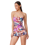 Robe Maillot de bain bandeau Plantopia -Multicolore