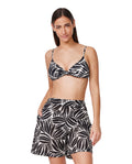 Comeback Short Cover-Up -Blk/wh