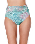 Bas de maillot de bain taille haute Souk - Tur/multi