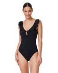 Bachelorette V-Neck Ruffle One Piece